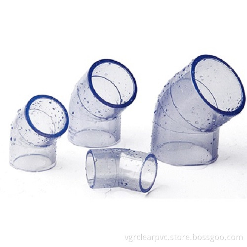 Clear PVC 45° Elbow 2023